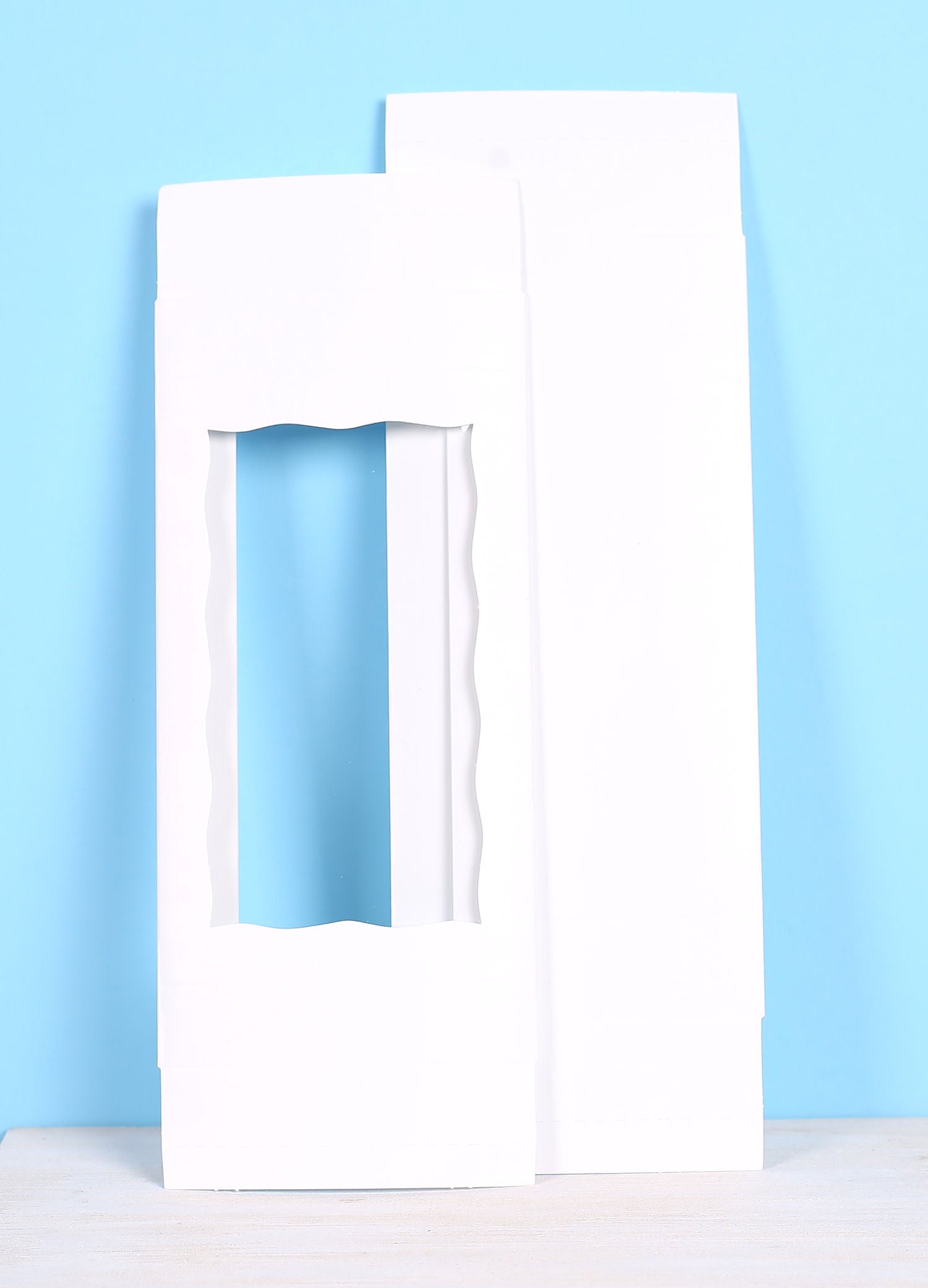 Two Piece White Cookie Box Set with Window: 7 x 4 3/8 x 1.25" | www.sprinklebeesweet.com