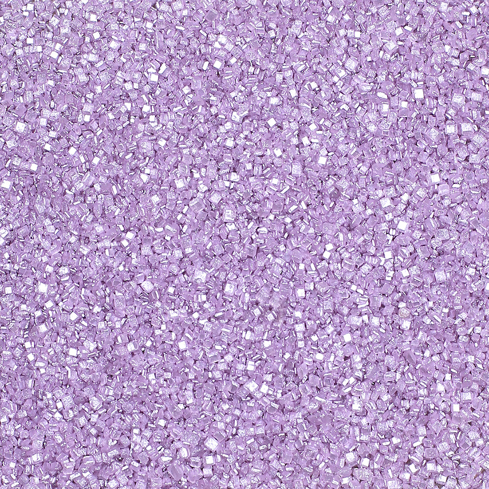 Shimmer Light Purple Sanding Sugar | www.sprinklebeesweet.com