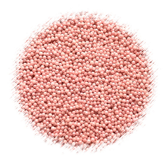 Shimmer Nonpareils: Soft Nude Pink | www.sprinklebeesweet.com