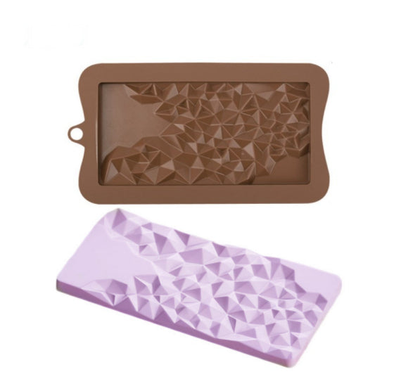 Chocolate Bar Mold: Geometric Shock | www.sprinklebeesweet.com