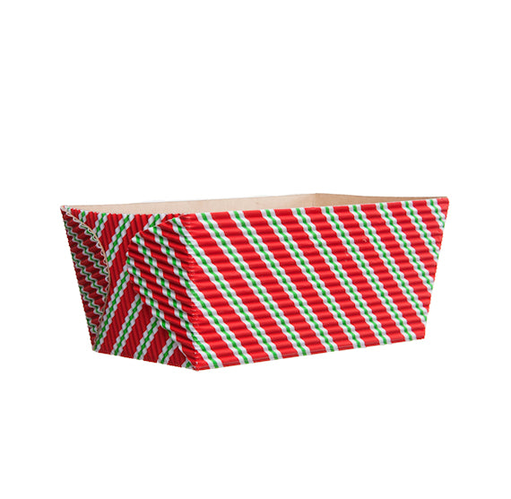 Small Christmas Loaf Pans: Stripe | www.sprinklebeesweet.com