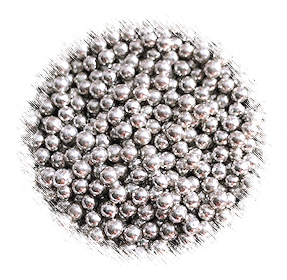 Silver Dragees: 4mm | www.sprinklebeesweet.com