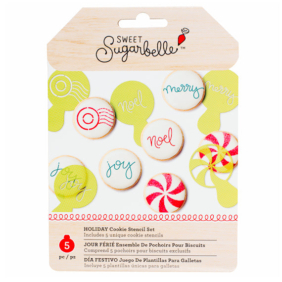 Sweet Sugarbelle Christmas Cookie Stencil Set: Small | www.sprinklebeesweet.com
