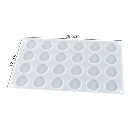 Silicone Small Disc Mold: 1 3/8" | www.sprinklebeesweet.com