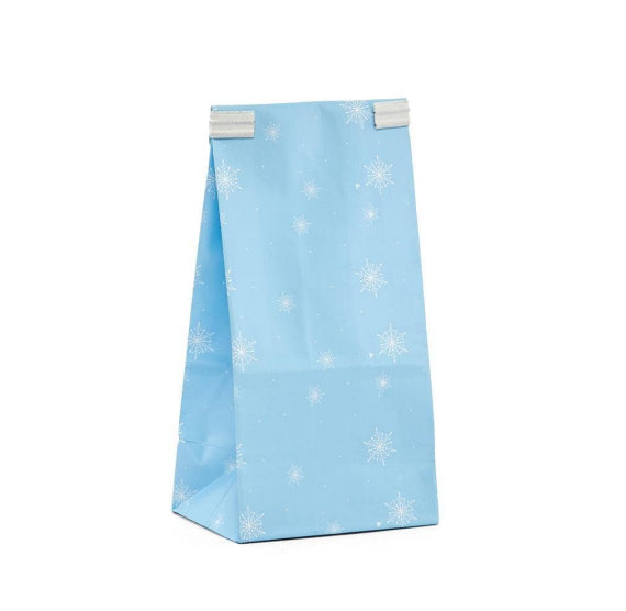 Snowflake Tin Tie Bags: Half Pound | www.sprinklebeesweet.com