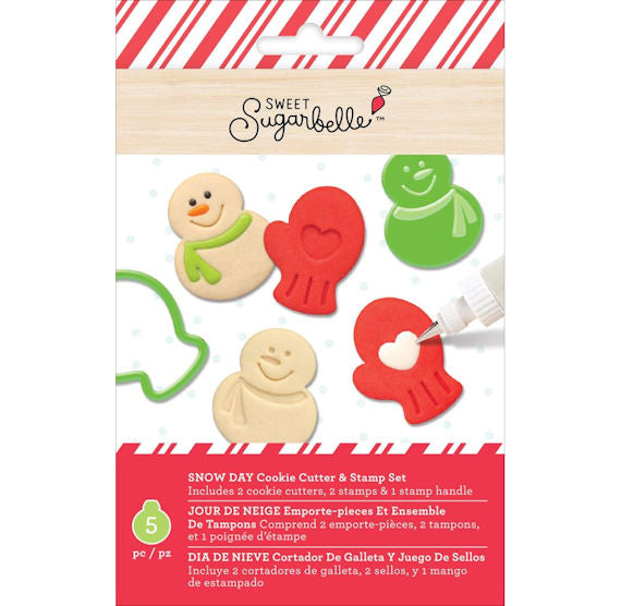 Snowman Cookie Cutter & Stamper Kit | www.sprinklebeesweet.com