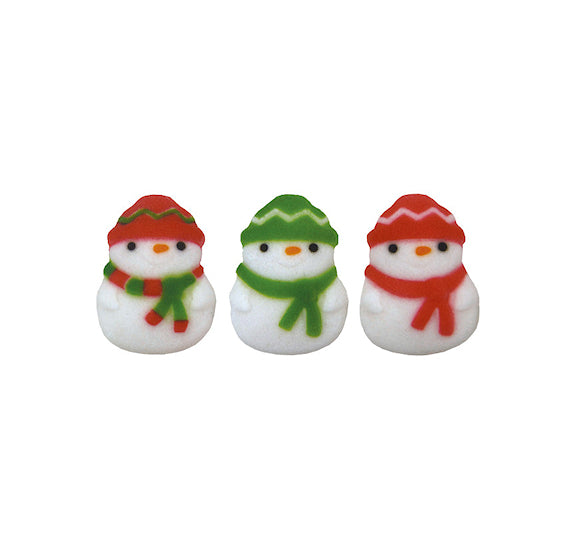 Snowman Sugar Toppers: BULK BOX | www.sprinklebeesweet.com