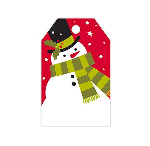 Christmas Gift Tags: Snowman | www.sprinklebeesweet.com