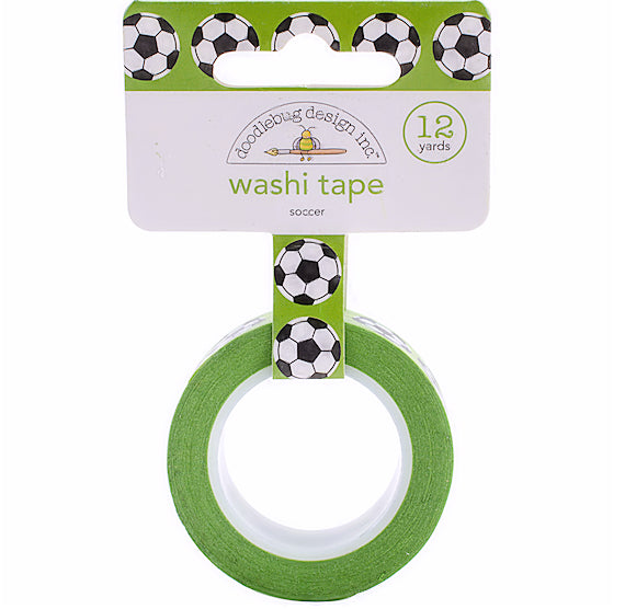 Soccer Washi Tape | www.sprinklebeesweet.com