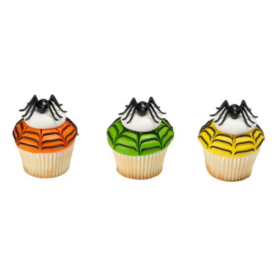 Spider Cupcake Toppers | www.sprinklebeesweet.com