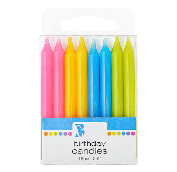 Small Birthday Candles: Bright | www.sprinklebeesweet.com