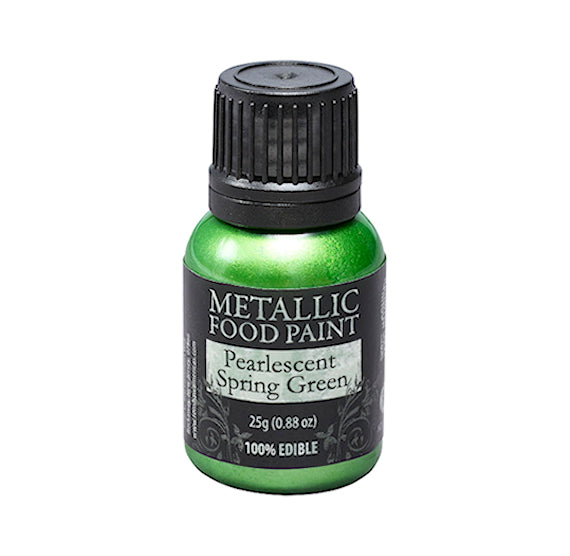 Metallic Food Paint: Spring Green | www.sprinklebeesweet.com