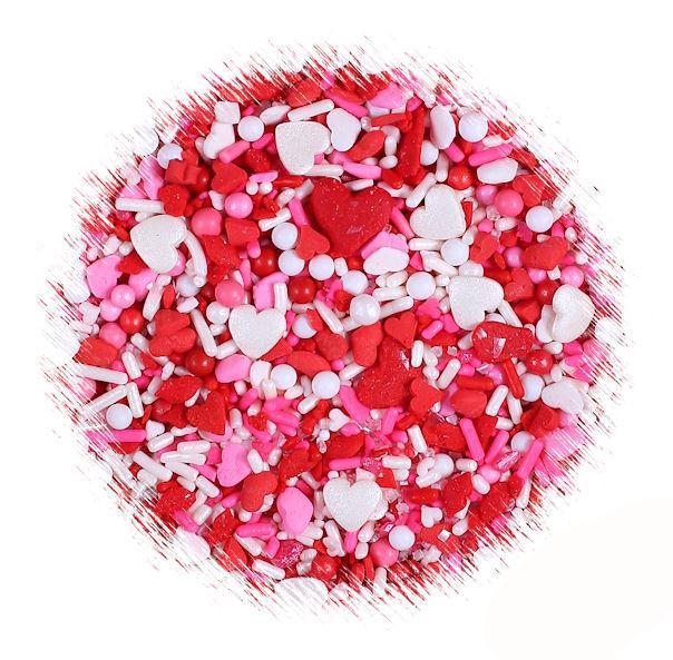 Bulk Sprinklefetti Sprinkles Mix: Valentine's Day | www.sprinklebeesweet.com