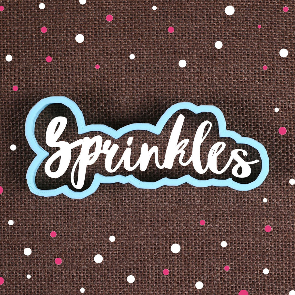 Designer Sprinkles Cookie Cutter | www.sprinklebeesweet.com