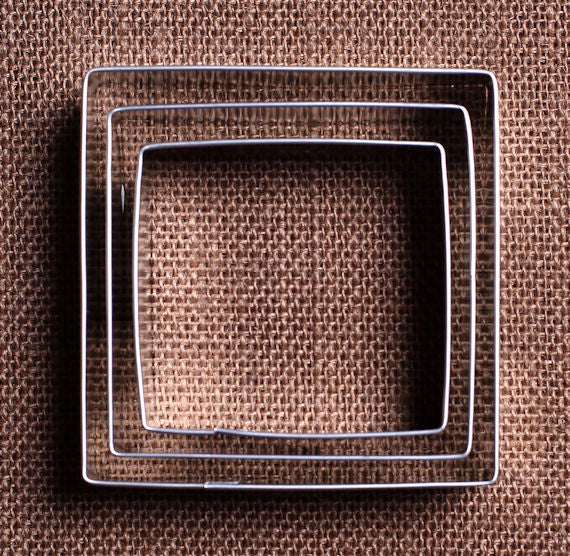 Square Cookie Cutters Set | www.sprinklebeesweet.com