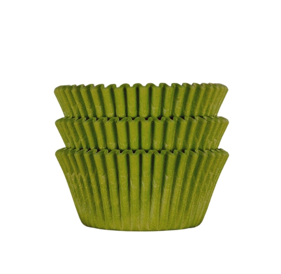 Bulk Olive Green Cupcake Liners: Solid | www.sprinklebeesweet.com