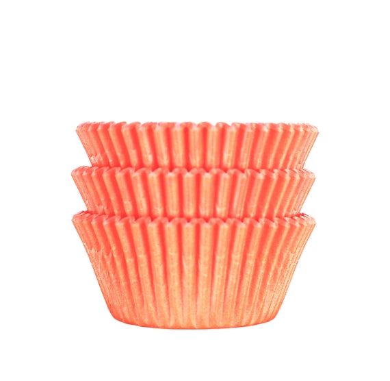Bulk Peach Cupcake Liners: Solid | www.sprinklebeesweet.com