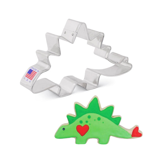 Dinosaur Cookie Cutter: Stegosaurus | www.sprinklebeesweet.com