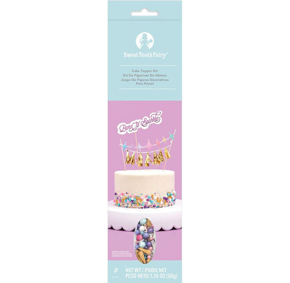 Unicorn Cake Topper Kit with Sprinkles | www.sprinklebeesweet.com