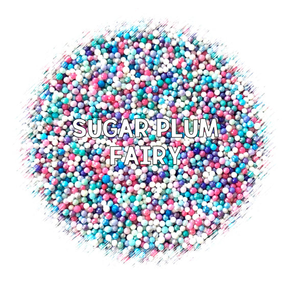 Holiday Nonpareils Mix: Sugar Plum Fairy | www.sprinklebeesweet.com