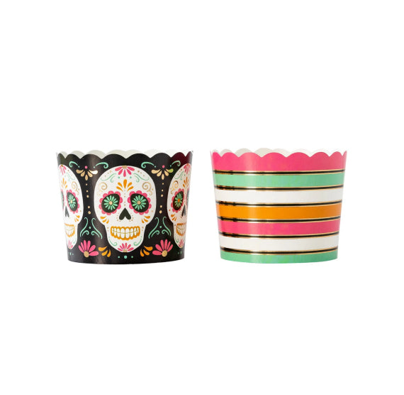 Day of the Dead Baking Cups | www.sprinklebeesweet.com