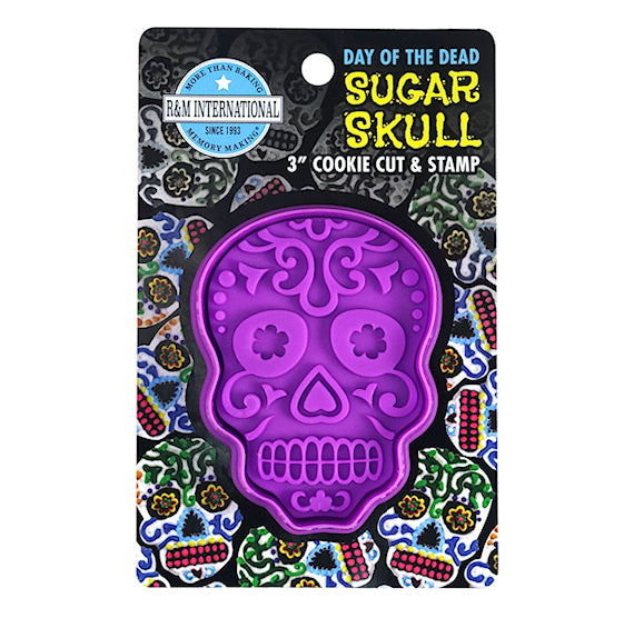 Sugar Skull Cookie Cutter Stamper | www.sprinklebeesweet.com