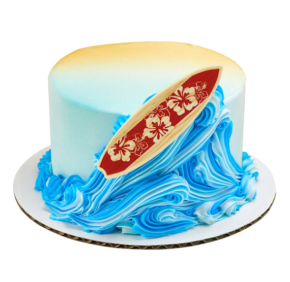 Surfboard Cake Toppers | www.sprinklebeesweet.com