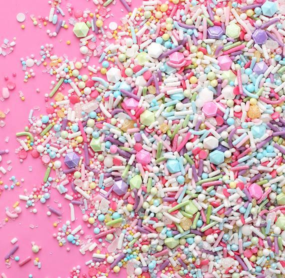 Sprinklefetti™ Sprinkles Mix: Sweet Pastel | www.sprinklebeesweet.com