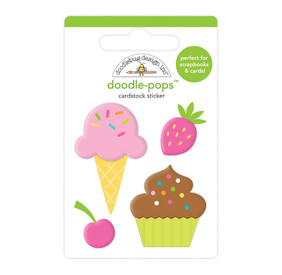 Doodle-Pops Sweet Treats Sticker | www.sprinklebeesweet.com