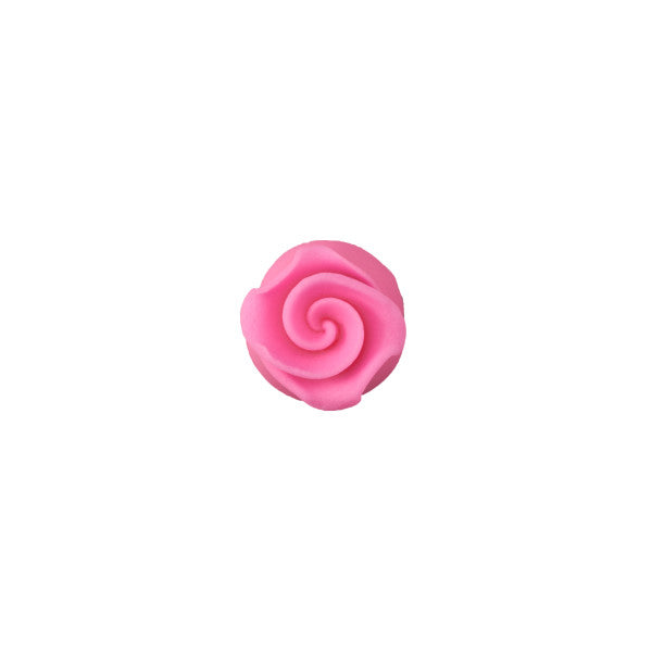 Edible Pink Fondant Roses: .5" | www.sprinklebeesweet.com
