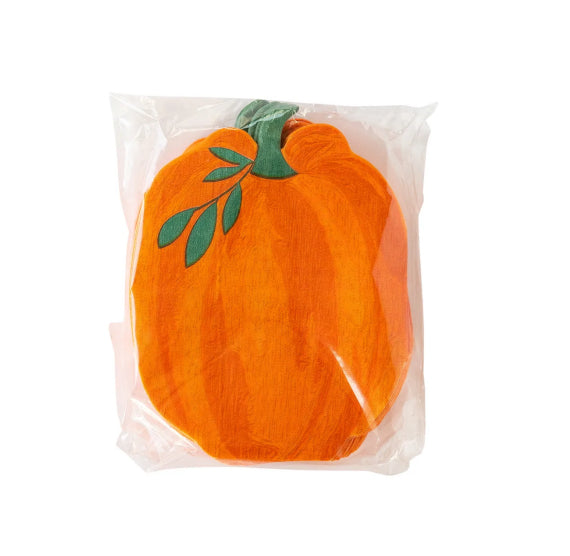 Fall Pumpkin Shaped Napkins | www.sprinklebeesweet.com