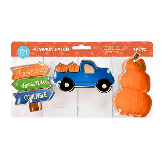 Pumpkin Patch Cookie Cutter Set | www.sprinklebeesweet.com