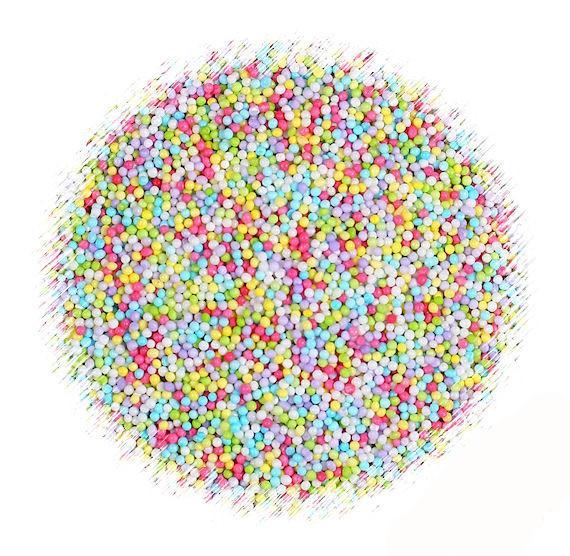 Tiny Spring Rainbow Nonpareils | www.sprinklebeesweet.com