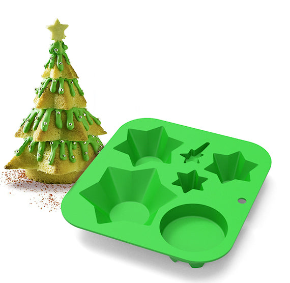 WhiteRhino Christmas Silicone Molds Chocolate Molds Candy Molds