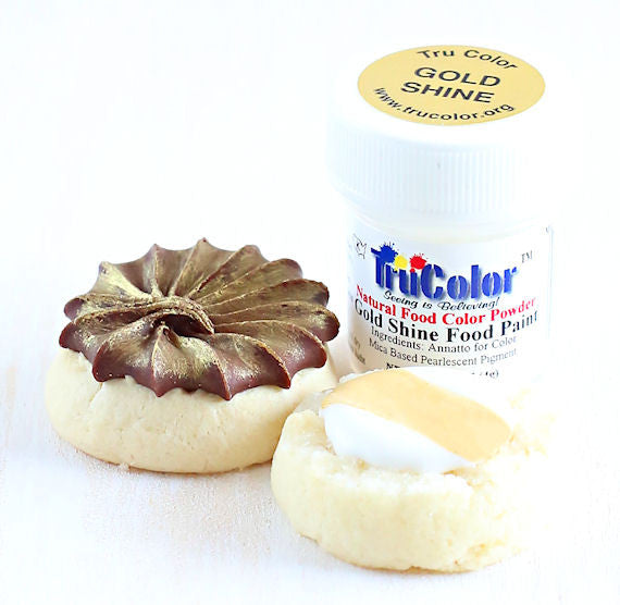 TruColor Gold Shine Food Paint Powder | www.sprinklebeesweet.com