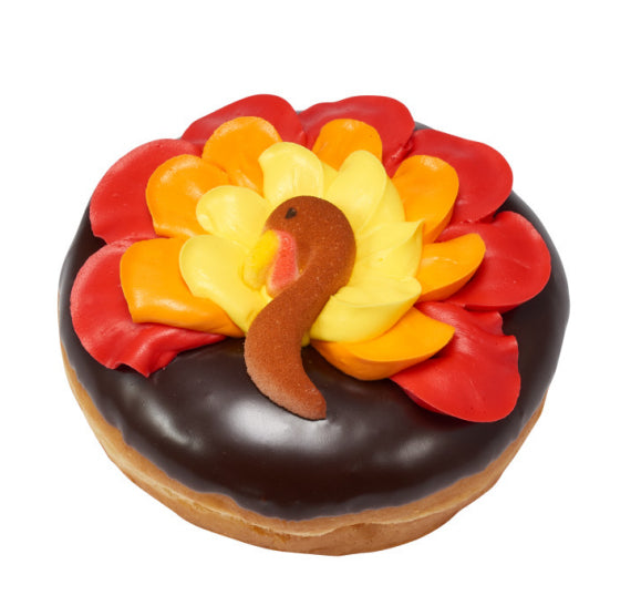 Turkey Head Sugar Toppers: LAST SET 40 PIECES | www.sprinklebeesweet.com