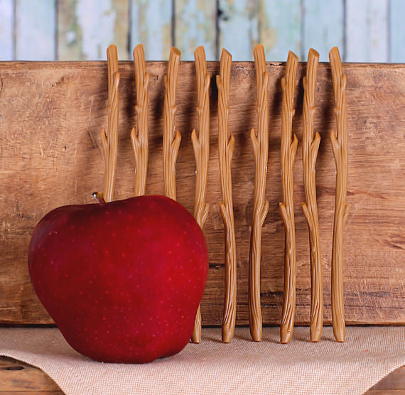 Shop Wilton Branch Candy Apple Sticks: Gold Apple Sticks Set of 12