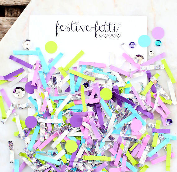 Festive Fetti Under the Sea Confetti | www.sprinklebeesweet.com