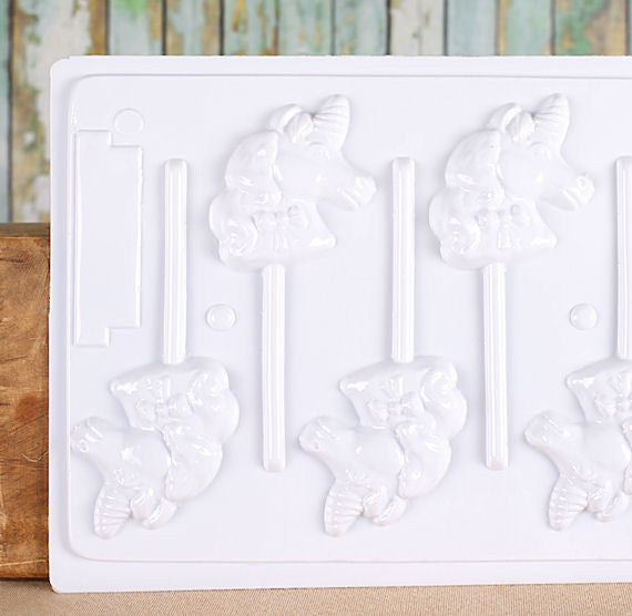 Hard Candy Mold – Assorted Designs