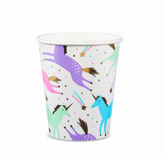 Magical Unicorn Paper Cups | www.sprinklebeesweet.com