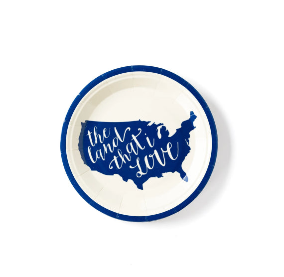 Small Fourth of July Plates | www.sprinklebeesweet.com