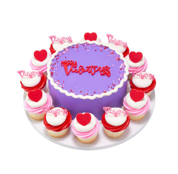 Happy Valentine's Day Cupcake Picks | www.sprinklebeesweet.com