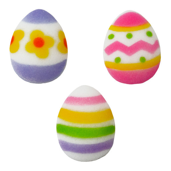 Easter Egg Sugar Toppers | www.sprinklebeesweet.com