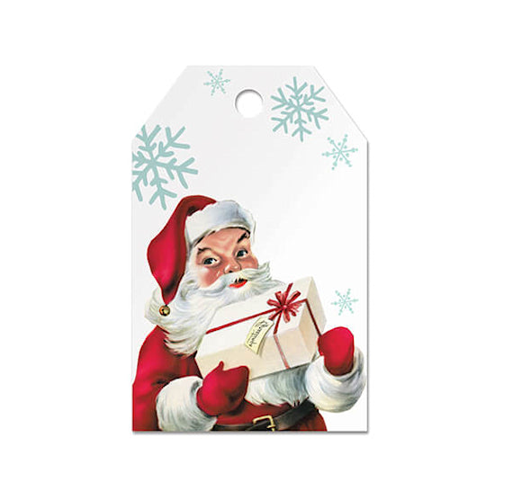 Christmas Gift Tags: Vintage Santa | www.sprinklebeesweet.com