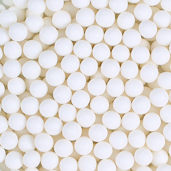 White Sugar Pearls: 8mm - LAST CALL - SAVE MORE ON BULK BAG | www.sprinklebeesweet.com