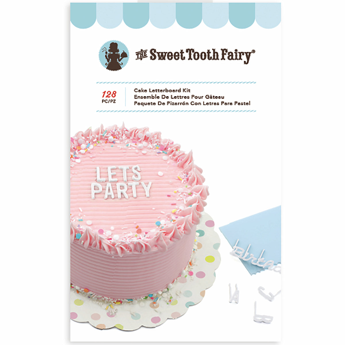 Sweet Tooth Fairy Cake Letterboard Kit: White | www.sprinklebeesweet.com
