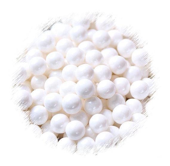White Sugar Pearls: 7mm | www.sprinklebeesweet.com