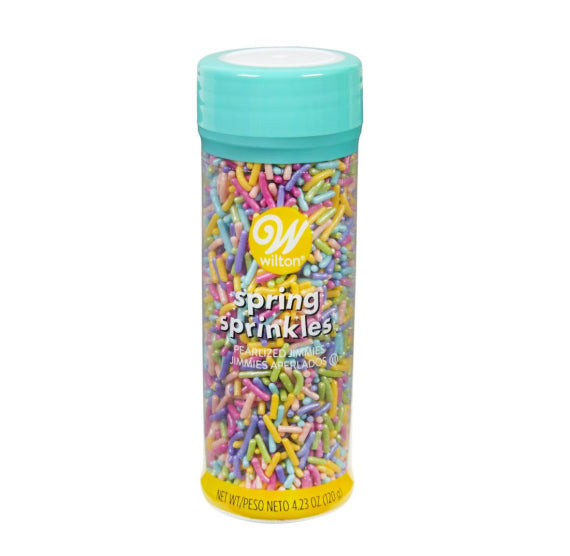 Wilton Spring Jimmies Sprinkles | www.sprinklebeesweet.com