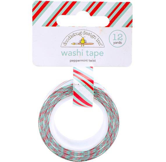 Striped Washi Tape: Peppermint Twist | www.sprinklebeesweet.com