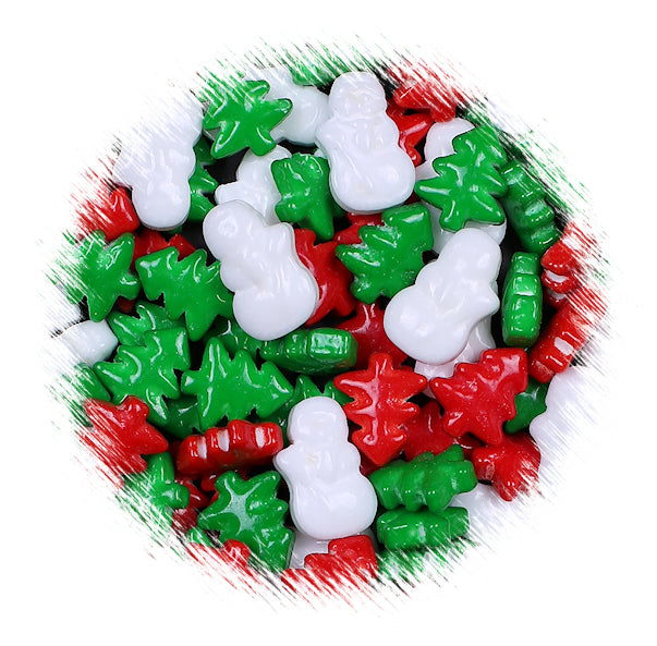 Christmas Candy Sprinkles: Frosty's Forest | www.sprinklebeesweet.com